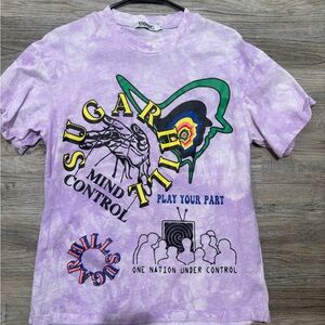 Sugarhill purple graphic TEE, size M